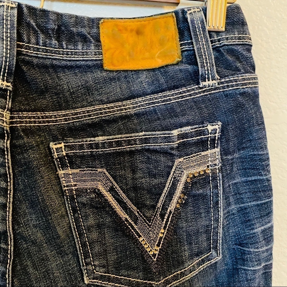 Vigoss Collection Skinny Dark Wash Jeans Size:3 - Picture 3 of 4